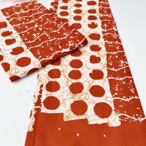 Small range orange print